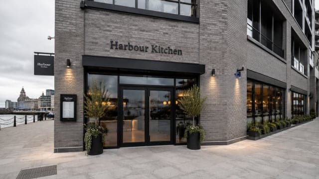 Harbour Kitchen front view and outdoor approach
